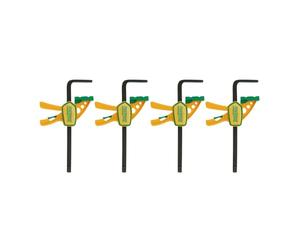 Micro Jig MatchFit Grr-Rip Clamp with Easy One-Handed Operation and Grooved Anti-Mar Pad Bundle (2-Pack, 2 Items)