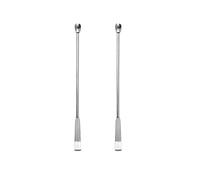 Micro Lab Sampling Reagent Spoon, 2PCS 12.5cm 2 In 1 Lab Spoon Spatula Metal Laboratory Double Head Mixing Spatula For Powders, Gel Cap, Lab Supplies