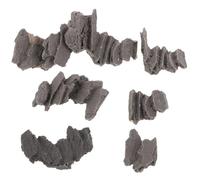 Micro Landscape Accessories with Vintage Antique Stone Texture Miniature Stone Steps High Fidelity and Easy to Install 6pcs Resin Material for Countryside Themed Train Layouts