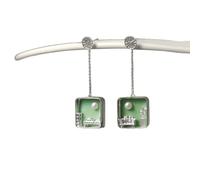 Micro Landscape Room Creative Earrings Artistic Sense Niche Ear Accessories