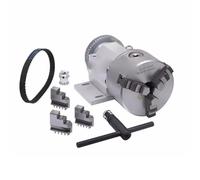 Micro Lathe 100 3 Jaw Chuck Spindle Assembly Wood Beads Machine Three Self Centering Hole Clamp
