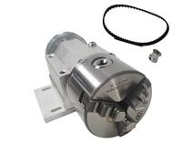 Micro Lathe Chuck Assembly Through Hole 18mm Suitable for K11-80 Chuck(One Set with Chuck)