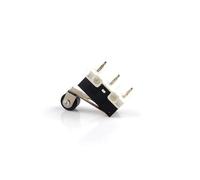Micro Limit Switch Push Button Switch 1A 125V AC Switch 3Pins Long Handle Roller Lever Arm SPDT 12 * 6 * 6mm 20Pcs(KW10-4)