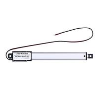 Micro Linear Actuator Electric Mini DC 12V, 100mm Stroke, Internal Limit Switch, Low Noise Operation - Reliable Motion Control for Industrial & Agricultural Automation (Stroke 100mm-30mm/s-20N)