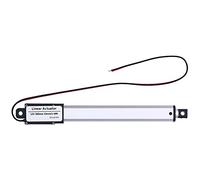 Micro Linear Actuator, Electric Mini Linear Actuator, 12V DC 100mm Stroke - Low Noise, Internal Limit Switch, Versatile Industrial & Agricultural Use (Stroke 100mm-15mm/s-50N)