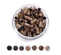 Micro Link Ring/Beads 3.0 mm Cooper Tubes Beads Locks for I tip Human Hair Extensions 500 pcs Dark Blonde