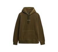 Micro logo fleece hoodie Superdry Vert XL