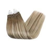 Micro Loop Human Hair Extensions 14-24 Inch Extension Fusion Pre Bonded Easy To Use(9A-60-9A,20inches)