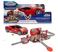 Micro Machines -Corvette Raceway Converts Track-Includes Set and 1x Play Race Car Exclusive, Multicolor, Micromachines Toy Cars Ages 4 Partner MMW0173