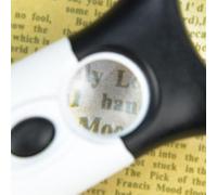 Micro-Mark Double Lens Lighted Handheld Magnifying Glass - 3?LED Illumination, 45X Jewelers Loupe + 3X Main Lens - Precision Tool for Modelers, Electronics & Jewelry