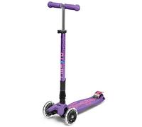 Micro, Maxi Micro Deluxe Foldable LED, 3-Wheel Kids Scooter, Ages 5-12