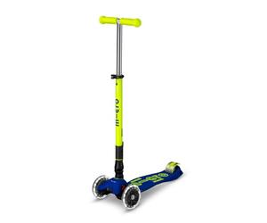 Micro, Maxi Micro Deluxe Foldable LED, 3-Wheel Kids Scooter, Ages 5-12