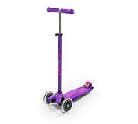 Micro Maxi Micro LED Deluxe Scooter Boys/Girls 5-12 Years Purple