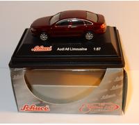Micro Metal Die Cast Schuco HO 1/87 Audi A6 Limousine Red Bordeaux in Box