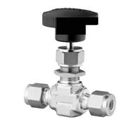 Micro Metering Valve SS-1RS6 One-Piece Bonnet Needle, 0.37 Cv, 3/8