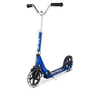 Micro Scooters | Cruiser LED Children's Scooter | Handlebar Adjustable | Lightweight | Light Up Wheels | Foldable | 6-12yrs | Boys & Girls | Blue