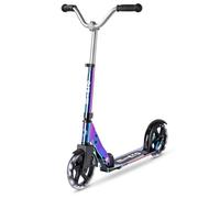 Micro Scooters | Cruiser LED Children's Scooter | Handlebar Adjustable | Lightweight | Light Up Wheels | Foldable | 6-12yrs | Boys & Girls | Neochrome
