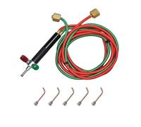 Micro Mini Gas Torch Welding Soldering Kit, 5 Tips for Oxygen Cylinder and Hose - Acetylene for Jewelry (01)