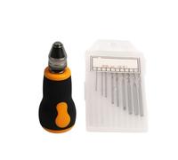 Micro Mini Hand Drill Tool, Portable Tool Set Small Woodworking Manual Hand Drill with 10Pcs 0.8-3.0mm Twist Bits for Wood Resin Jewelry Art Craft Collection