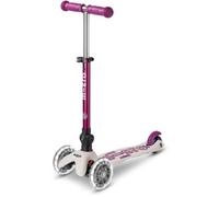Micro, Mini Micro Deluxe Foldable LED, 3-Wheel Kids Scooter, Ages 2-5 | Lean-To-Steer Design, Adjustable T-Bar Grows with the Child, Lightweight, Motion-Activated LED PU Wheels, Swiss-Engineered