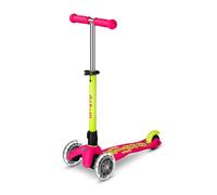 Micro, Mini Micro Deluxe LED, 3-Wheel Kids Scooter, Ages 2-5 | Lean-To-Steer Design, Adjustable T-Bar Grows with the Child, Lightweight, Motion-Activated LED PU Wheels, Swiss-Engineered