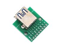 Micro Mini USB USB A Male USB 2.0 3.0 A Female USB B Connector Interface To 2.54mm DIP PCB Converter Adapter Breakout Board(USB3.0 Female,5 Pcs)