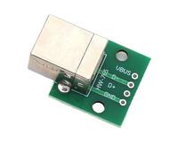 Micro Mini USB USB A Male USB 2.0 3.0 A Female USB B Connector Interface To 2.54mm DIP PCB Converter Adapter Breakout Board(USB-B,20 Pcs)