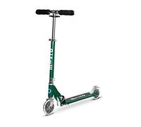 Micro Mobility Scooter Sprite LED Forest Green, Green, Aluminium, Age Group: 5+. Load capacity: 100 kg, SA0208, 64 x 11 x 22 cm