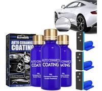 Micro-Molecule Crystal Coating Restoration Care Agent, Scratch Repair Auto Ceramics Coating for Car, 3 in 1 Cleaning Decontamination & Waterproof Dustproof & Scratch Repair (3Pcs)
