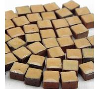 Micro Mosaic Tiles 3/16inch 5x5mm, 1000 pcs, Brown Beige, RC06