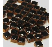 Micro Mosaic Tiles 3/16inch 5x5mm, 1000 pcs, Brown Black, RL01