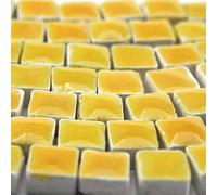 Micro Mosaic Tiles 3/16inch 5x5mm, 1000 pcs, Maize, WY04