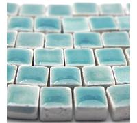 Micro Mosaic Tiles 3/16inch 5x5mm, 1000 pcs, Turquoise Blue, WG02