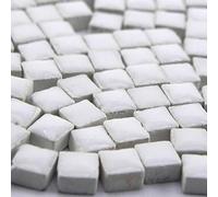 Micro Mosaic Tiles 3/16inch 5x5mm, 1000 pcs, White, WW02