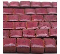 Micro Mosaic Tiles 3/16inch 5x5mm, 1000 pcs, Wine red, RV01