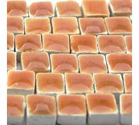 Micro Mosaic Tiles 3/16inch 5x5mm, 1000 pcs, Yellow Orange, WO01