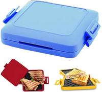 Micro Munchy Microwave Toastie Maker Silicone, Microwave Toastie Sandwich Maker, Wireless Microwavable Toastie Makers, Sandwich Machine for Toastie for Home(Blue)