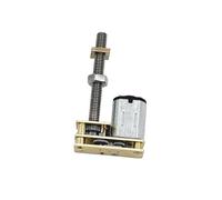 Micro N20 Full Metal Gearbox Gear Motor DC 3V-6V with 35mm Thread Flip Output Shaft 35mm Linear Actuator Rapid and Sensitive((B) 22 RPM)