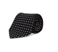 Micro-pattern Silk Tie - male - Tom Ford - Ties - Black - ONE SIZE - Accessories ONE SIZE