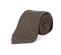 Micro-pattern Tie - male - Tom Ford - Ties - Beige - ONE SIZE - Accessories ONE SIZE