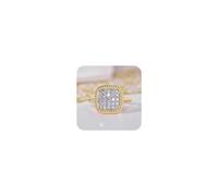 Micro-Paved Zirconia Ring - Sparkling French-Inspired Jewelry for Women, Elegant and Stylish Single Band for Everyday Wear or Special Occasions