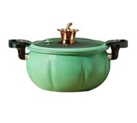 Micro Pressure Cooker Stone Soup Pot Pumpkin Shaped Non-Stick Pot 8L Multi-Function Micro Pressure Cooking Pot Gas Stove/Open Fire Induction Cooker Universal Stew Pot (A)