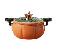 Micro Pressure Cooker Stone Soup Pot Pumpkin Shaped Non-Stick Pot 8L Multi-Function Micro Pressure Cooking Pot Gas Stove/Open Fire Induction Cooker Universal Stew Pot (B)