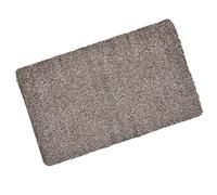 Micro-Pro Absorbent Barrier Floor Door Mat Non-Slip Rubber Backing Light Brown 70x45cm