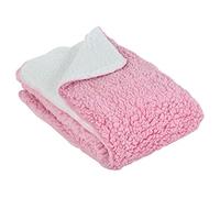 Micro-Pro Large Luxury Soft Sherpa Fleece Blanket Chunky Double Layer Warm Sofa Bed Throw 150x200cm - Pink