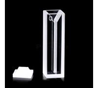 Micro Quartz Cuvette with Lid - 700ul Volume, 10mm Path Length, UV-Visible Spectrophotometer Compatible