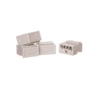 Micro Quick Coupling 4x 0.6-0.8mm² Light Grey 243-304/Pack.100pcs
