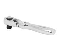 Micro Ratchet Fleix Head 1/4 Sq Drive Socket Driver 72T Siegen by Sealey S01254