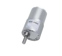 Micro Reduction Gear DC Motor JGB37-3530 12V/24V Full Metal Gearbox 37mm Output Shaft Gear Motor High Torque Eccentric Shaft(107RPM,24v)