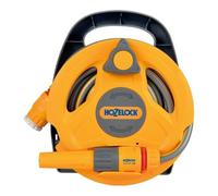Micro Reel 10m - Compact Garden Hose Reel for Small Spaces, Balconies & Patios with Click & Go Tap Connector, Tangle-Free Rotating Drum, Includes 10m Hose & Fittings (100-000-957)